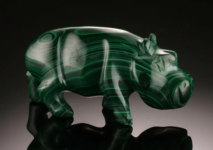 Malachite Hippopotamus - Image 3